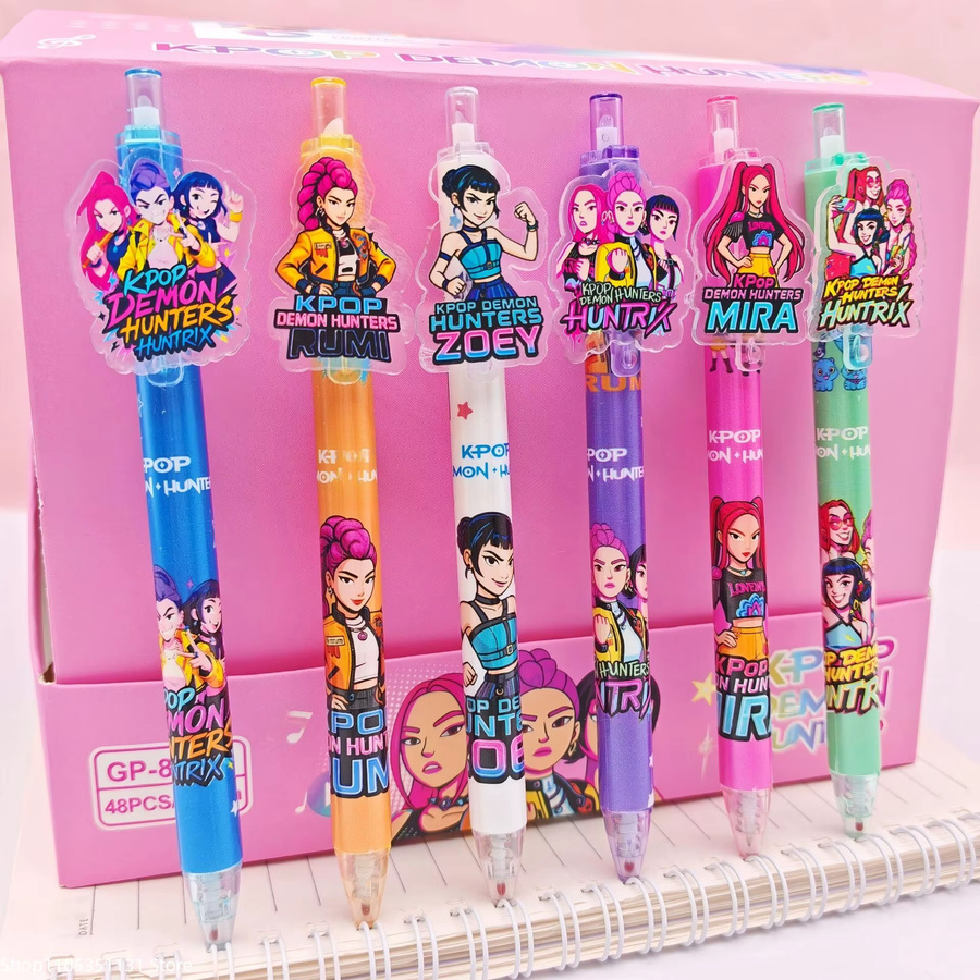 Hasbro Gelstift mit Cartoon-Motiv, 0,5 mm, Schwarz, schnelltrocknend und glatt schreibend - Bild 2