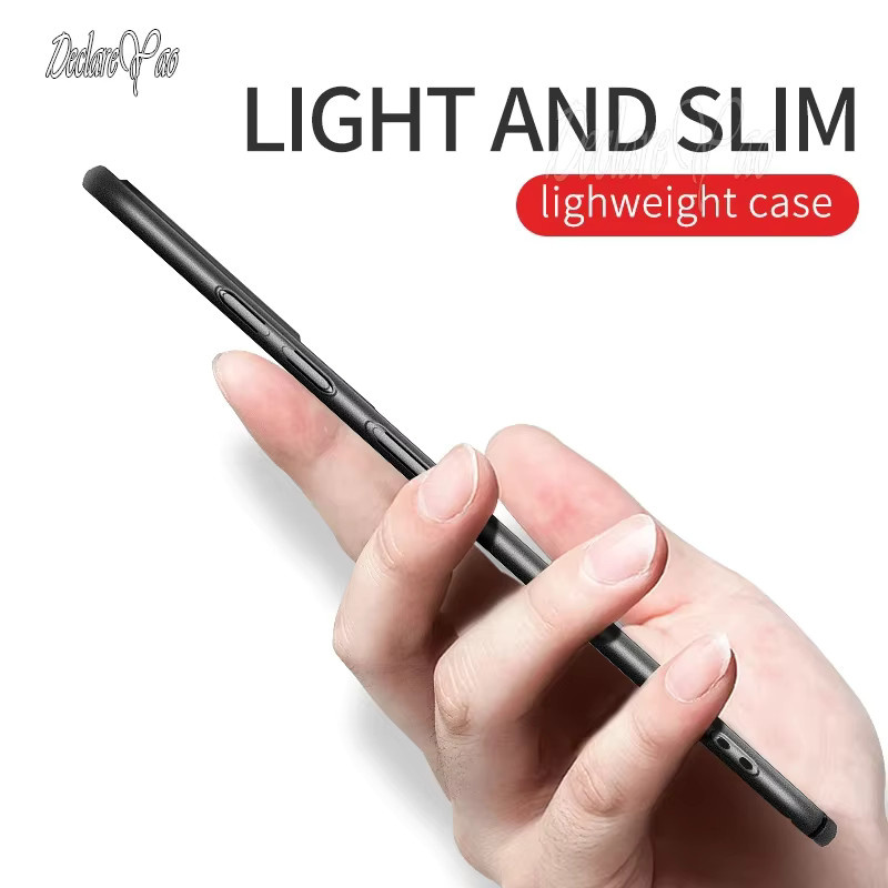 DECLAREYAO Slim Hard Matte Handyhülle für Samsung Galaxy S24 Ultra S23 Plus S22 S21 FE S20 S10 in Schwarz und Blau - Bild 2