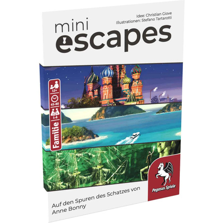 MiniEscapes Pegasus Auf den Spuren des Schatzes von Anne Bonny Rätselspiel für Piraten und Schatzsuche auf Deutsch
