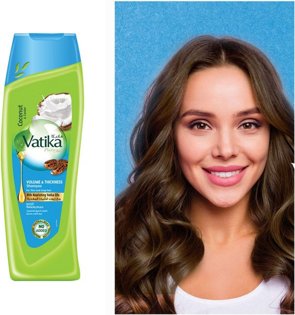 Vatika Shampoo Kokosnuss & Rizinusöl, 200 ml, für feines Haar - Bild 1