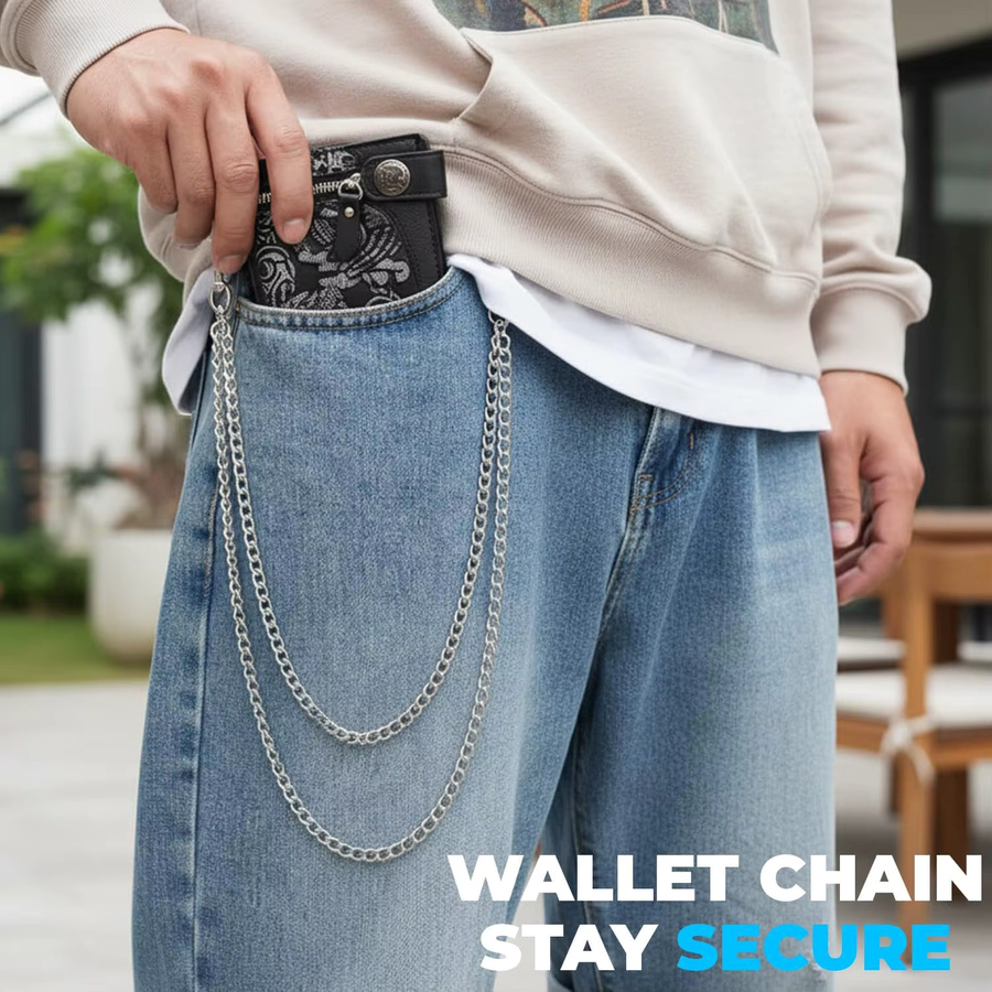 MELORDY Brieftaschenkette, Hip-Hop Punk, Unisex - Bild 3