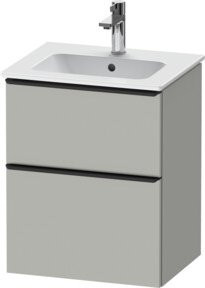 Duravit Waschtischunterschrank D-Neo in Weiß und Grau, modern und matt - Bild 1