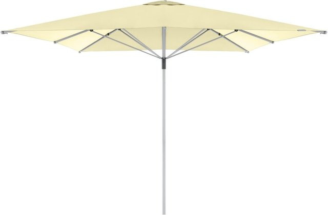 Doppler Gastro Sonnenschirm Braumeister in Natur mit Aluminiumgestell und Polyesterbespannung, B: 392 cm, T: 392 cm, H: 295 cm - Bild 1