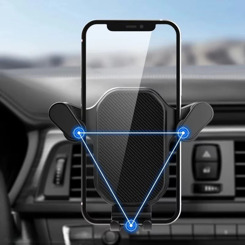 Schwerkraft-Autotelefonhalterung für die Lüftung in Schwarz mit GPS-Unterstützung für iPhone, Samsung und Xiaomi - Bild 2