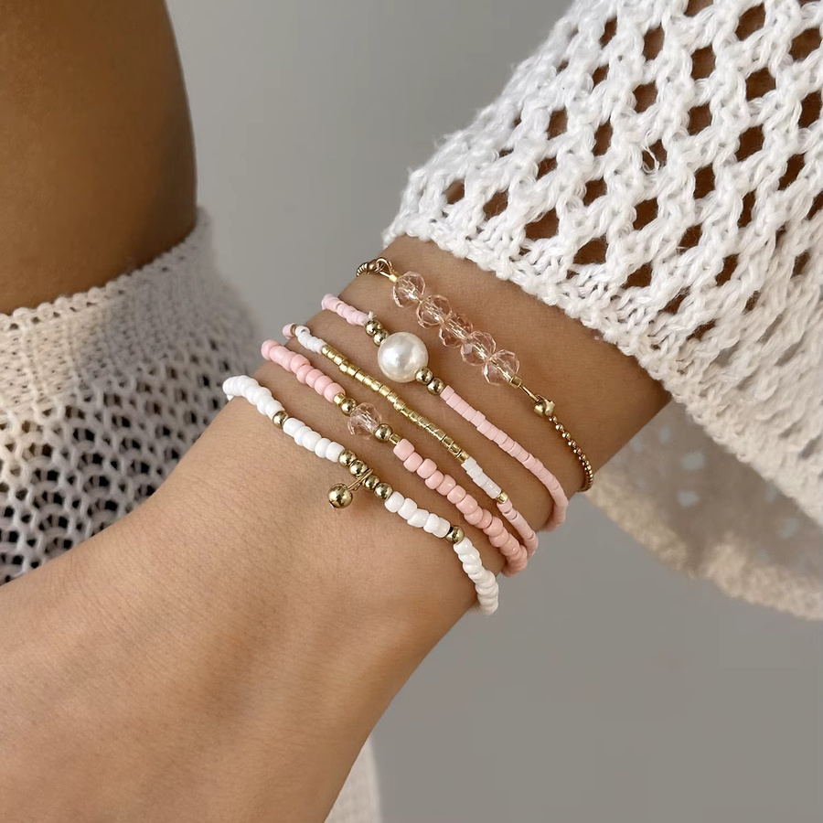 Rinhoo Armband-Set Boho, Kristall, Bunt, Damen - Bild 2