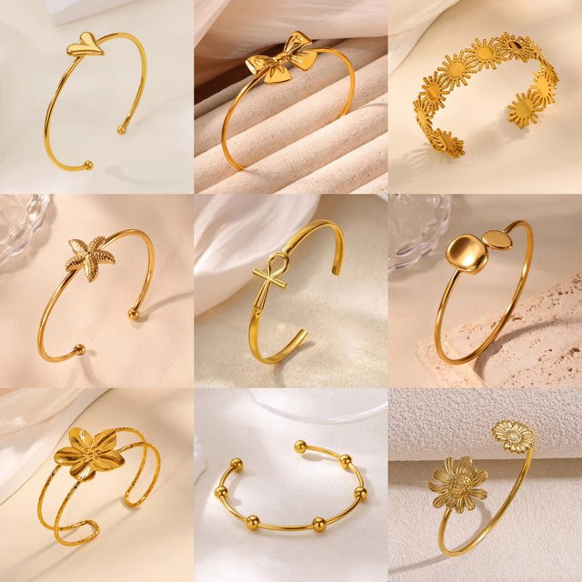 ETCAVCE Armband, Edelstahl, goldfarben, Damen - Bild 1