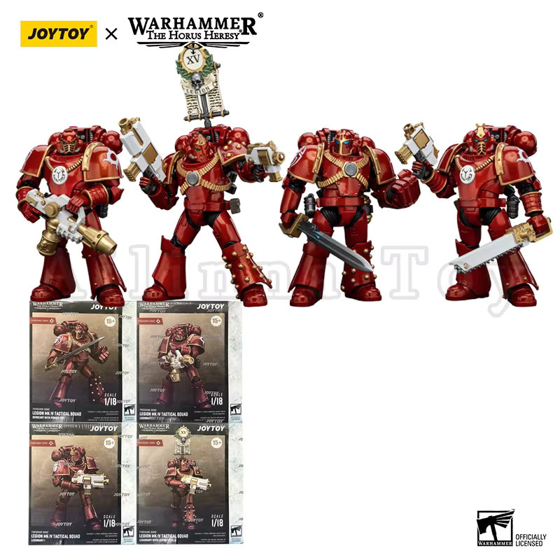 JOYTOY The Horus Heresy Thousand Sons Legion MK IV Tactical Squad Khenetai Occult Cabal Librarian Consul, Actionfigur, 1/18, ab 14 Jahren - Bild 3