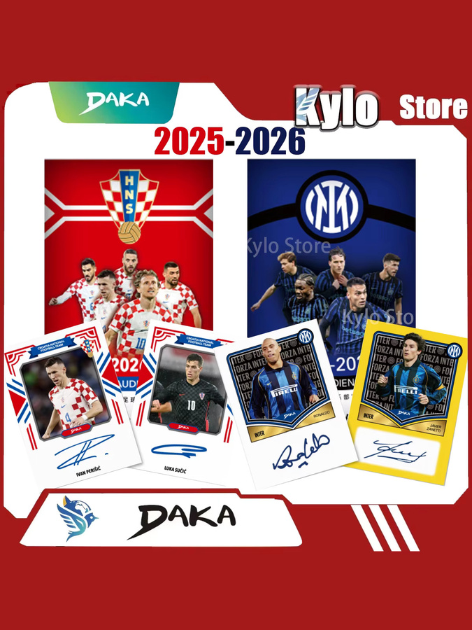 DAKA Fußball-Sammelkarten, Spielerkarten, bunt/mehrfarbig - Bild 3