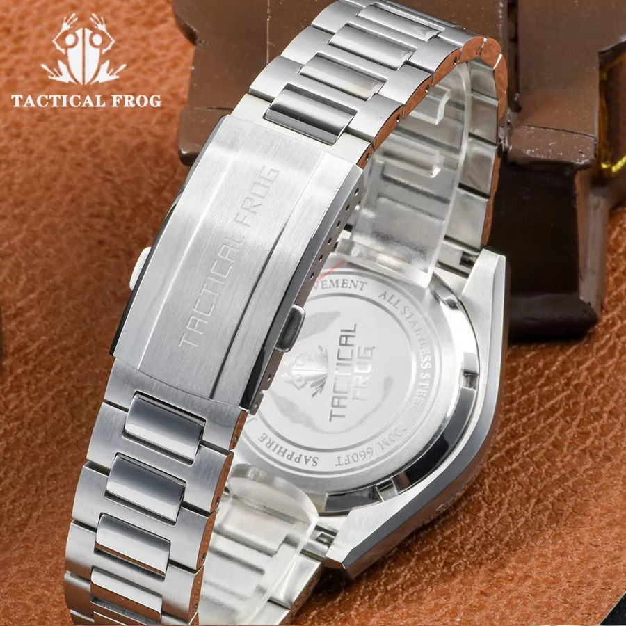 Tactical Frog Solar-Chronograph, Edelstahl, Schwarz, Herren - Bild 4