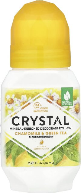 Crystal Deodorant Roll-On, mineralangreichert, Kaliumalaun, 66 ml, Unisex - Bild 1