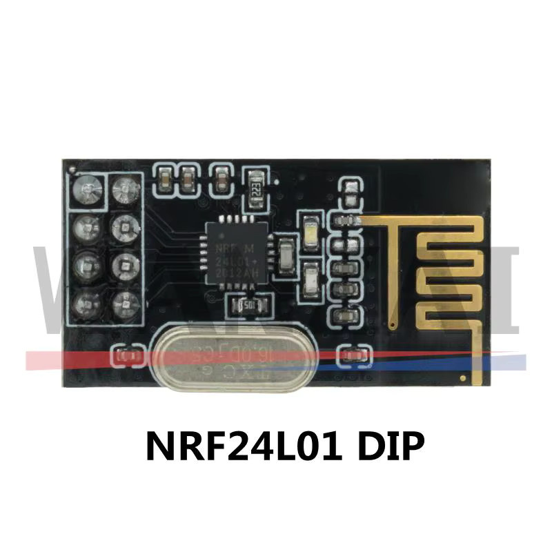 AITEWIN ROBOT NRF24L01 2,4 GHz Drahtloses Datenübertragungsmodul Upgrade-Version mit PA LNA und Antenne für Arduino in Schwarz - Bild 2