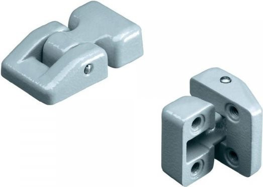 Rittal Außenscharnier aus Aluminium-Druckguss in Grau (RAL 7001) für GA-Gehäuse - Bild 1