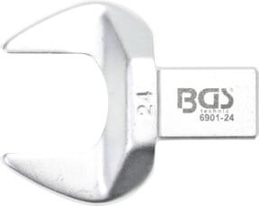 BGS Einsteck-Maulschlüssel aus Chrom-Vanadium in Silber, Schlüsselweite: 24 mm - Bild 1