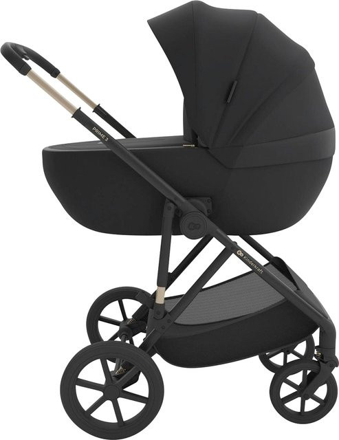 Kinderkraft Kombikinderwagen Trio-Set PRIME 3 3in1 mit Babyschale MINK PRO 2 in Schwarz - Bild 1