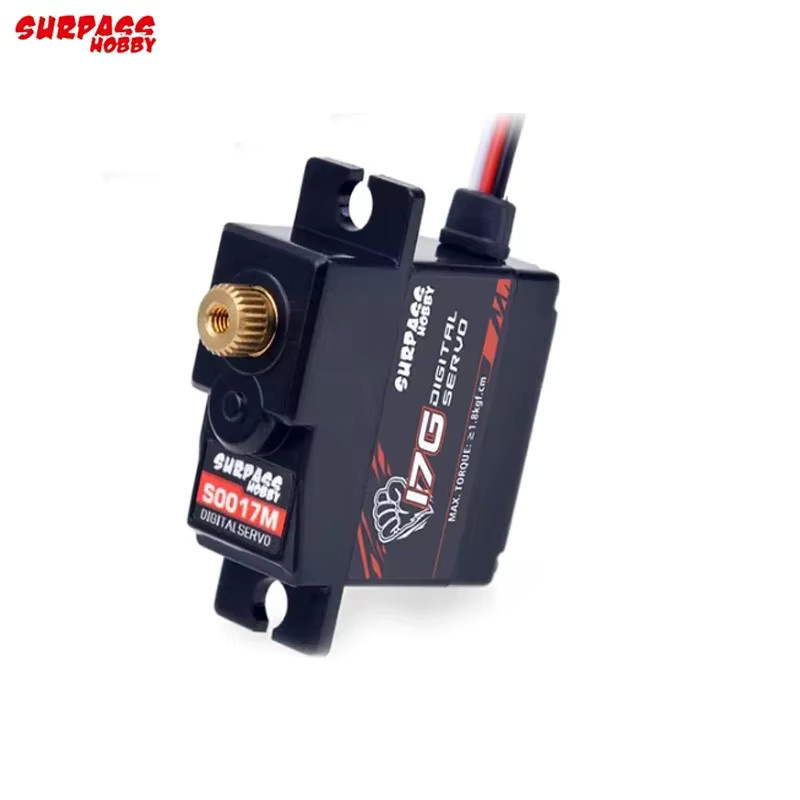 SURPASS Hobby S0017M Digital Servo, Metallgetriebe, für RC Flugzeug Roboter 1/18 1/16 LKW Auto Boot Kanalflügler - Bild 2