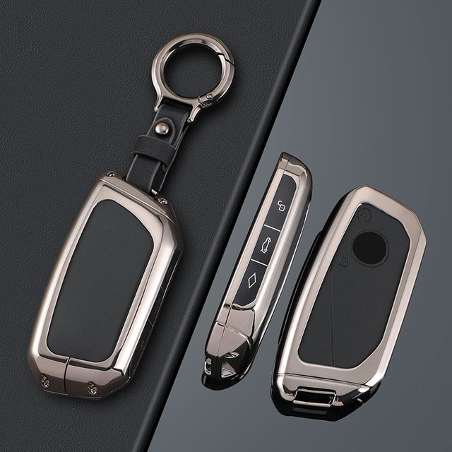 Cortex Smart Key Fob Case Cover Shell mit Schlüsselanhänger für BMW 7er XM IX I7 X7 G07 2023 - Bild 1