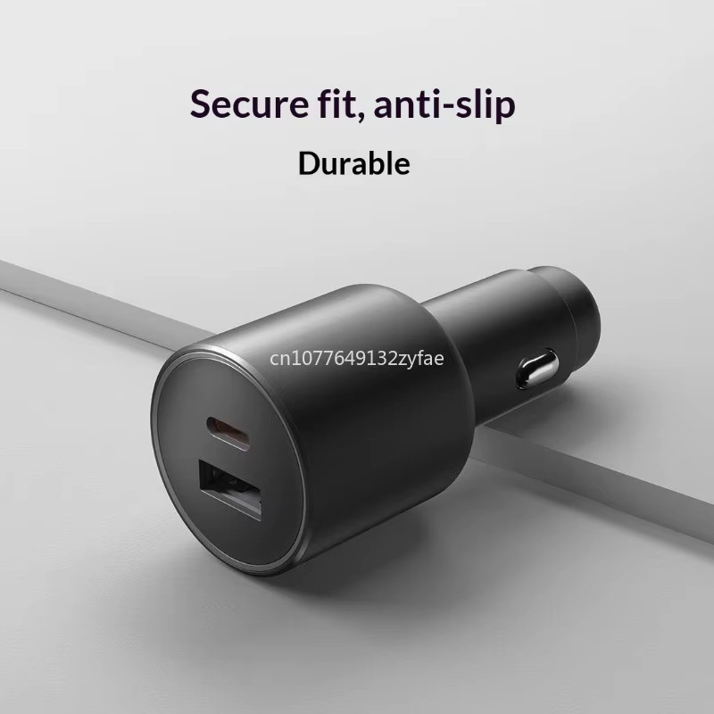 Xiaomi 100W Auto-Ladegerät mit Dual USB-A und USB-C Schnellladung in Schwarz - Bild 2