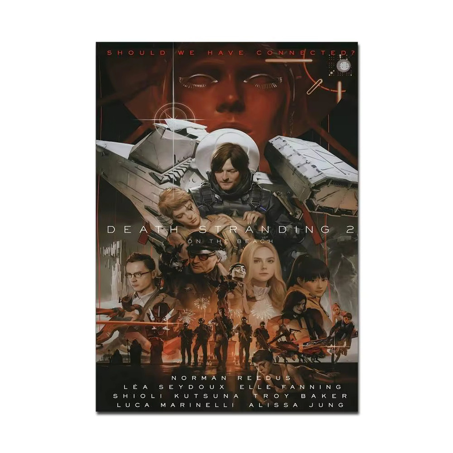 Selbstklebendes Kunstposter Death Stranding 2 Whitepaper-Druck für deine Heimdekoration - Bild 7