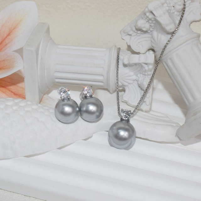 SOMILIA Halskette, 925 Silber, Perle, Zirkonia, Damen - Bild 1