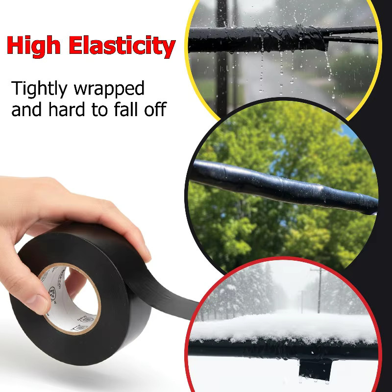 Selbstklebendes elektrisches Isolierband aus schwarzem PVC, wasserdicht und temperaturbeständig zum Schutz deiner Kabel - Bild 7