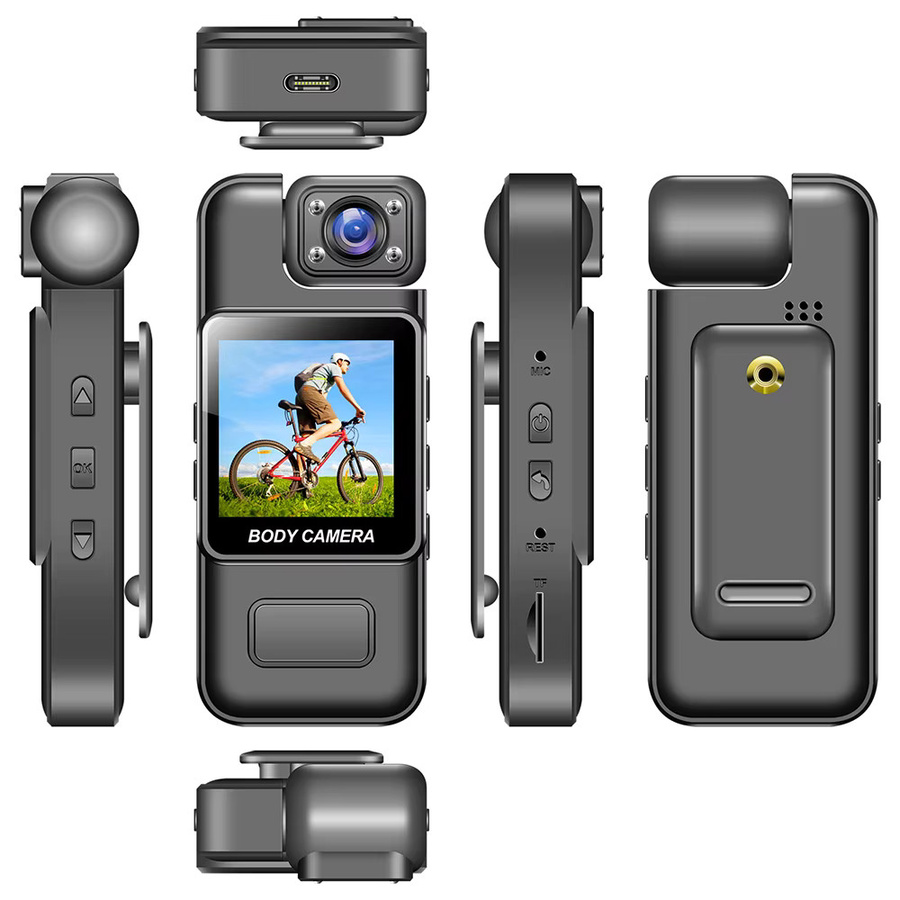 Occkic 4K WiFi Ultra HD Mini-Action-Kamera mit Infrarot-Nachtsicht in Schwarz - Bild 3