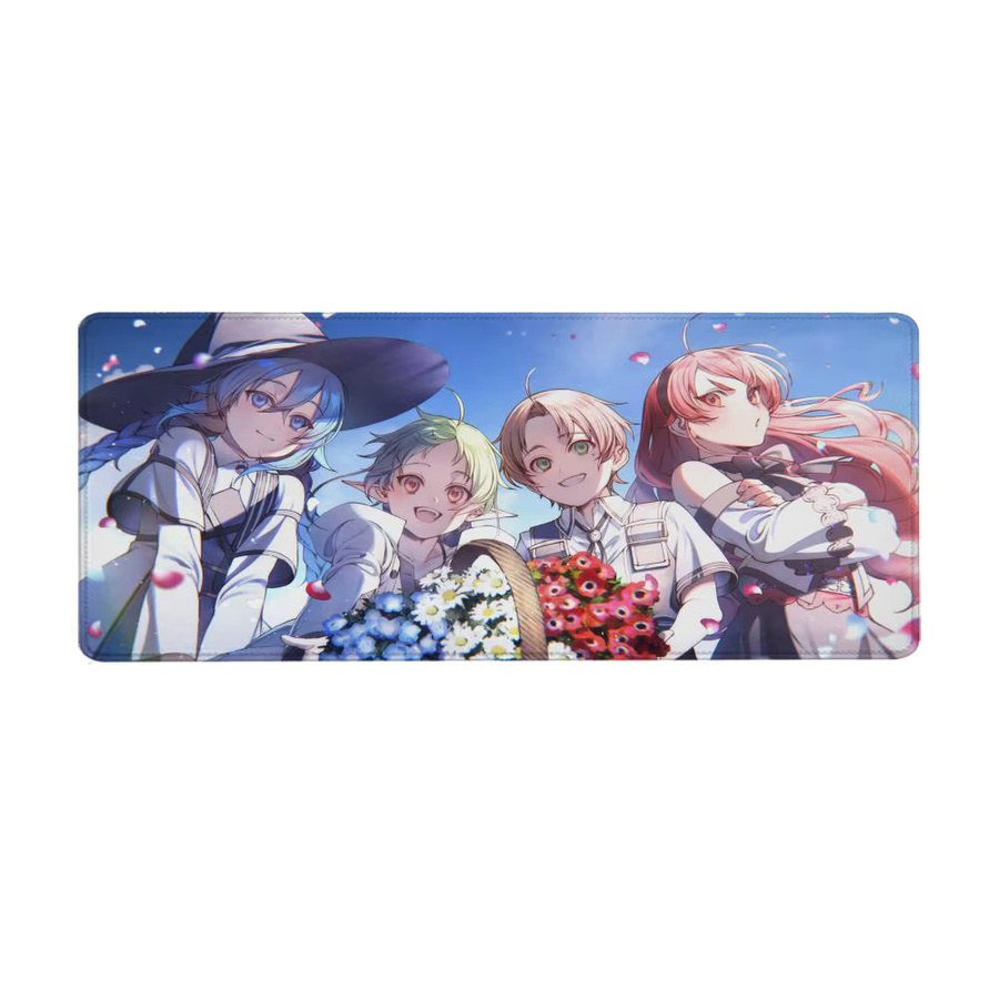 Mushoku Tensei Gaming-Mauspad XXL Schreibtischunterlage, Mehrfarbig, B/T: 90 x 40 cm - Bild 3