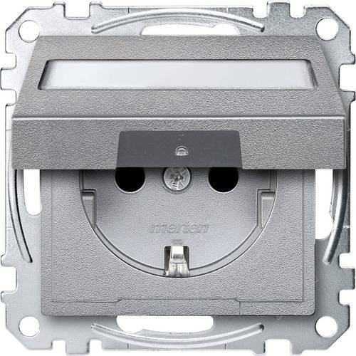 Merten Steckdose MEG2312-0460 aus dem System M in Aluminium Silber - Bild 1