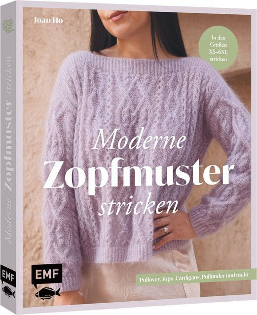 Moderne Zopfmuster stricken, deutsch - Bild 1