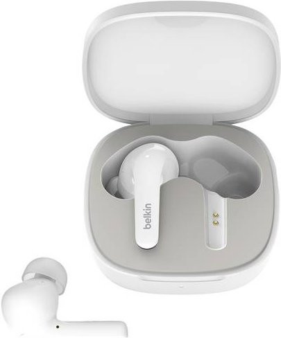Belkin SoundForm Flow In-Ear Bluetooth Headset mit Noise Cancelling in Weiß inklusive Ladecase und schweißresistenter Bauweise - Bild 1