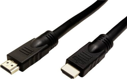 Roline HDMI Anschlusskabel 4K UHD Schwarz 10,00 m - Bild 1
