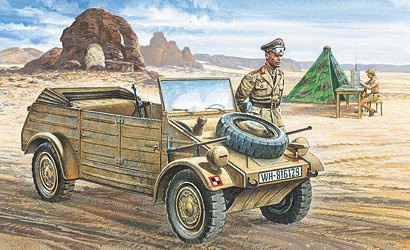 Italeri VW-Kuebelwagen Typ 82, Fahrzeuge, Braun - Bild 1