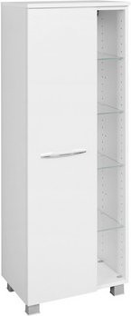 HELD MÖBEL Midischrank Portofino in Weiss, B/H/T: 45 x 122 x 35 cm - Bild 1