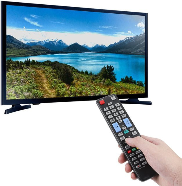 Universeller Ersatz-Fernbedienungs-Controller für Samsung LED-TVs in Schwarz - Bild 1