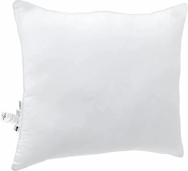 vidaXL Kopfkissen Weiß aus Baumwolle und Polyester, B/H: 51 x 51 cm - Bild 1