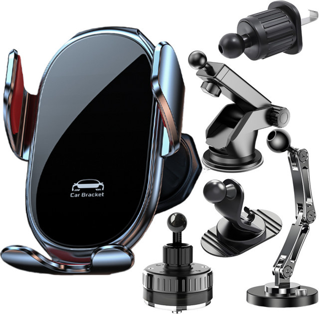 TONGDAYTECH Universelle Auto-Handyhalterung mit Ladefunktion und 360 Grad Drehung für Samsung S25 S24 S23 und iPhone 17 16 15 14 13 12 11 - Bild 1
