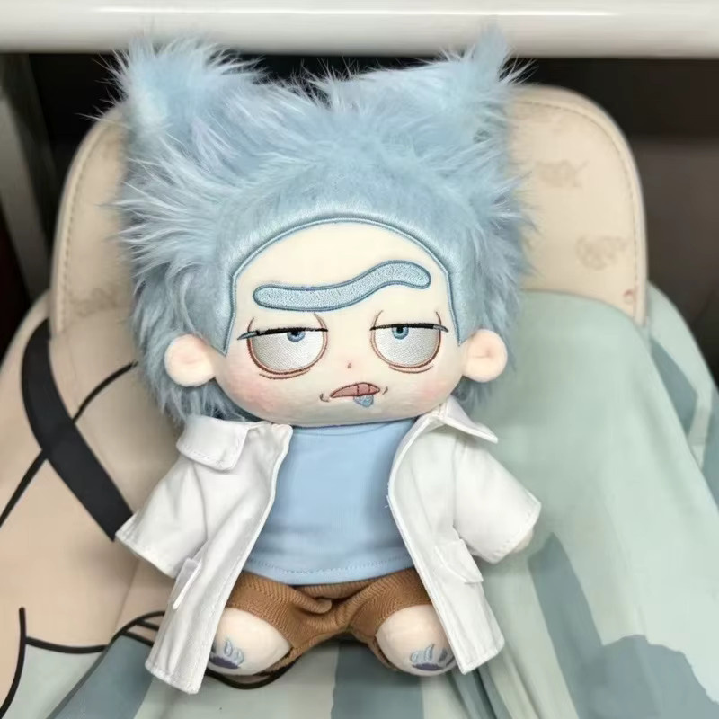 Bandai Rick And Morty Plüschpuppe, Cartoon-Katze mit Skelett, 20cm - Bild 2