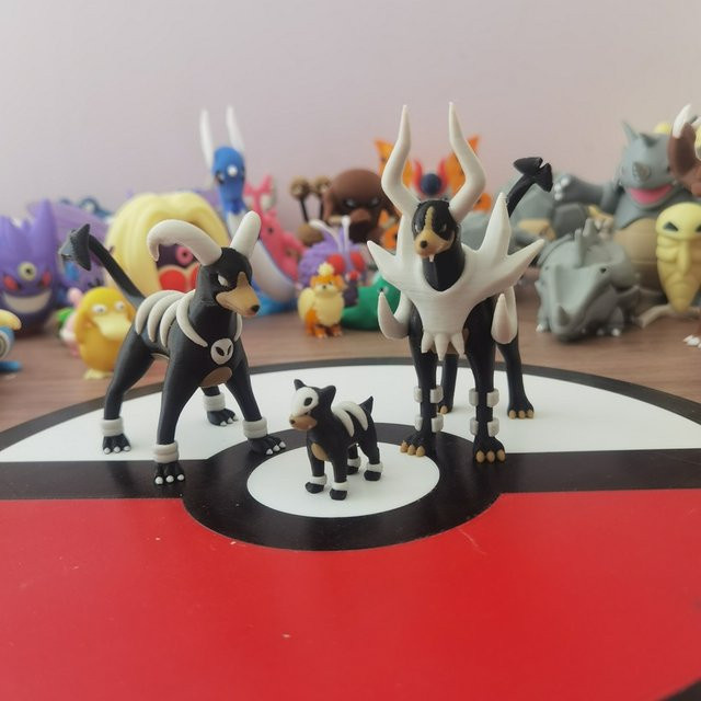 Bandai Pokémon Anime Houndoom Houndour Figuren, Desktop-Modelle - Bild 1
