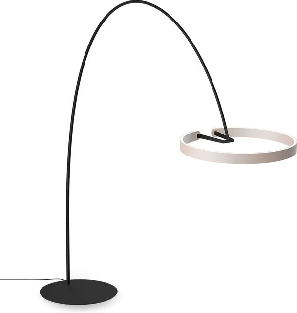 Occhio Mito Largo LED-Bogenleuchte in Schwarz Matt und Gold Matt mit dimmbarer x-tra warm LED (2200K - 3500K) - Bild 1