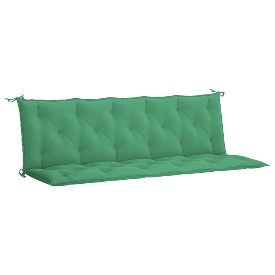 vidaXL Gartenbank-Auflage aus wasserabweisendem Oxford-Gewebe in Grün, B/T: 180 x 50 cm und 50 x 7 cm - Bild 2