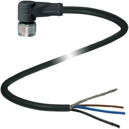 Pepperl+Fuchs 251800 Sensor-Aktor-Steckverbinder konfektioniert, 3-polig, schwarz, 25 m - Bild 1