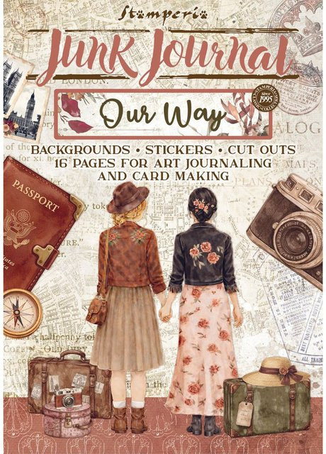 Stamperia Junk Journal Book Our Way in Multicolour, Format A4 - Bild 1