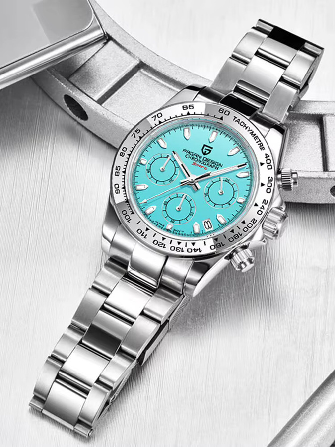 Pagani Design Chronograph, Quarz, Edelstahl, Saphirglas, Herren - Bild 6