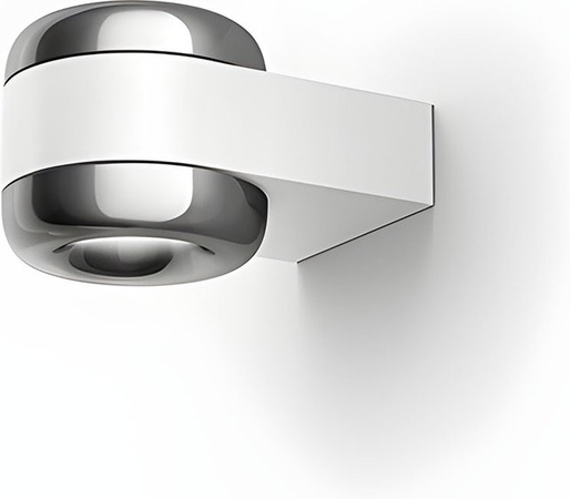 Serien Lighting Cavity Wall S LED-Wandleuchte in Weiß aus Aluminium mit warmweißem Licht (3000K)