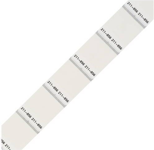 WAGO 211-856 Etiketten für Thermotransferbedruckung, Farbe Weiß, 1000 Stück, Beschriftungsfeld 22 x 15 mm - Bild 1