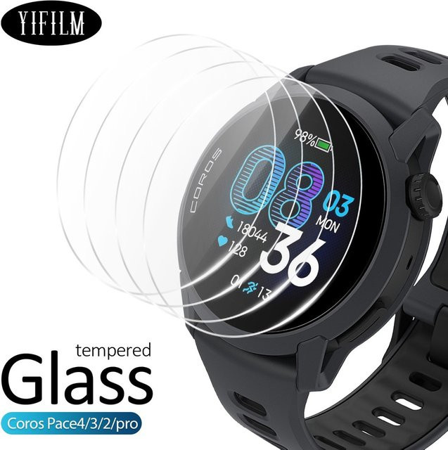 Coros Displayschutz Glas, transparent, Smartwatch-Zubehör - Bild 1