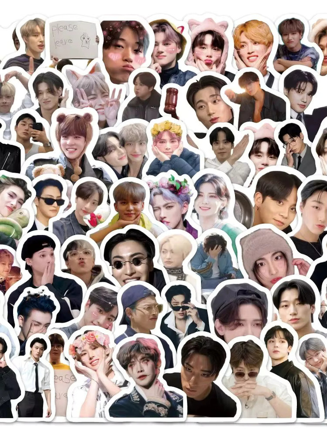 FANLU Kpop Idol ATEEZ Aufkleber, 100-teiliges Set - Bild 6