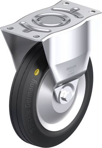 Blickle Stahlblech-Bockrolle B-RD 252R-FA in Schwarz-Grau mit 250 mm Rad-Durchmesser und 450 kg Tragfähigkeit - Bild 1