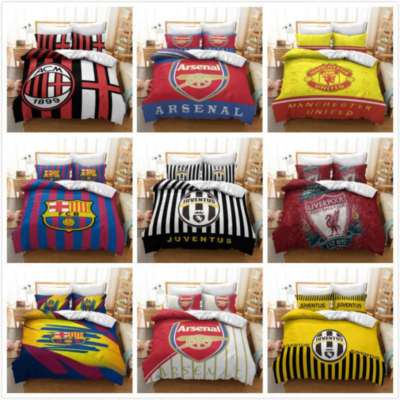 Quibly Team Logo Serie Bettwäsche-Set aus Mikrofaser, dreiteilig, B/H: 220 x 240 cm - Bild 1