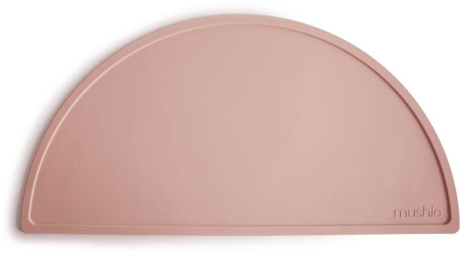 Mushie Silikon Matte Platzdeckchen Blush Pink, rutschfest und maschinenwaschbar, Breite: 48 cm - Bild 1