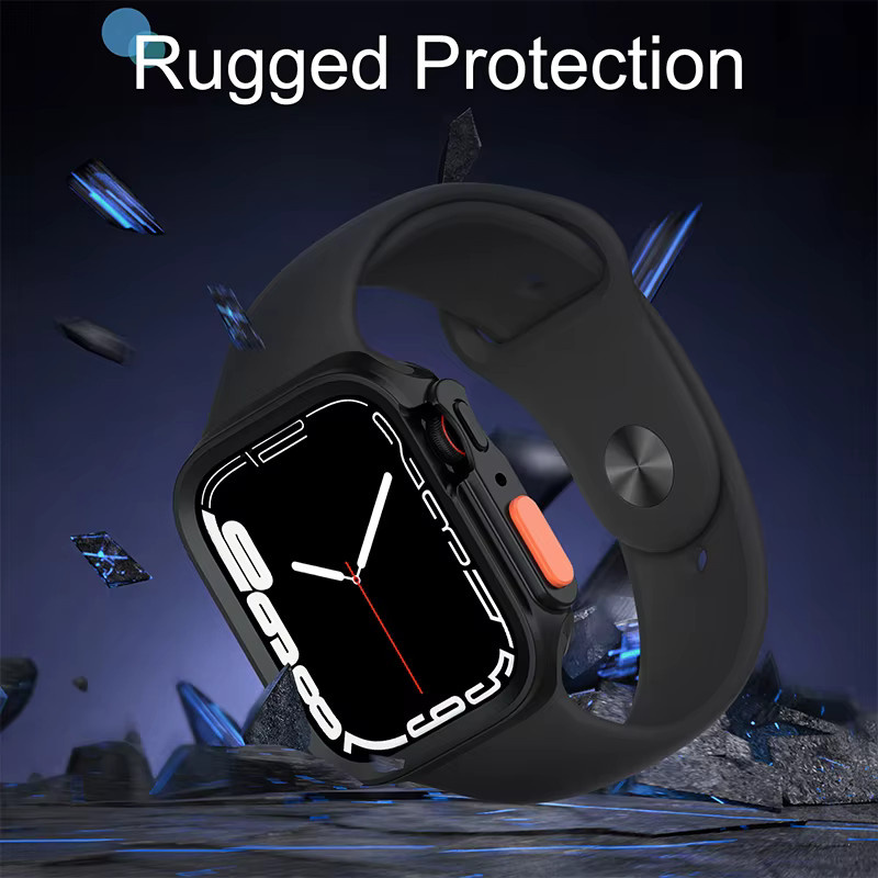 Mptionx Hülle für Apple Watch, Kunststoff, Gun color, Unisex - Bild 2